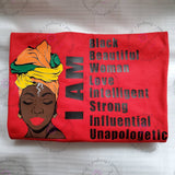 IAM Black, Beautiful Afro Woman Natural Hair TShirt
