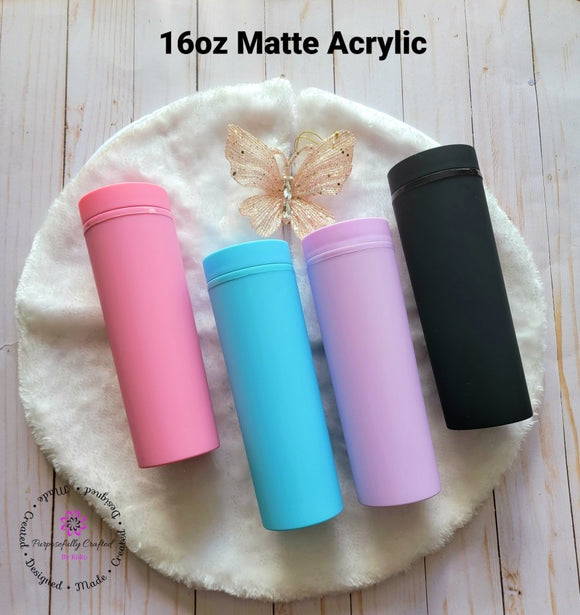 16oz Personalized Matte Tumbler - Purposefully Crafted By Koko
