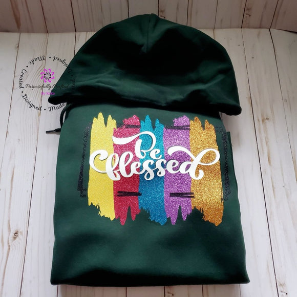 Be Blessed Hooded Sweatshirt - Purposefully Crafted By Koko