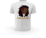 Fearless Beauty Natural Hair Locs TShirt, Black Woman Shirt, Afrocentric Tee - Purposefully Crafted By Koko