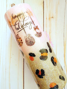 RTS - Holiday Leopard Print (20oz) - Purposefully Crafted By Koko